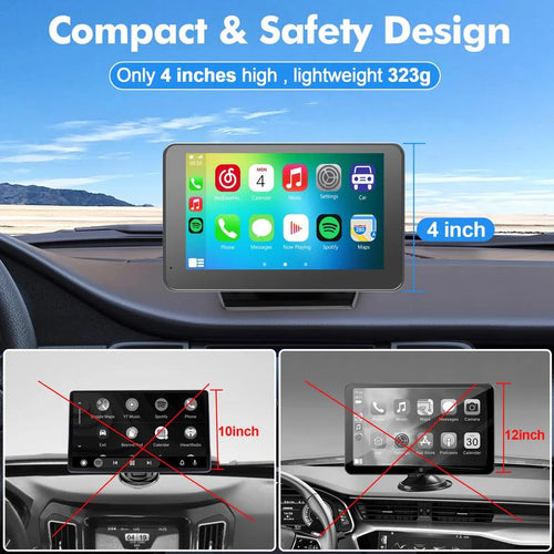 PALSDA® Wireless Carplay Screen