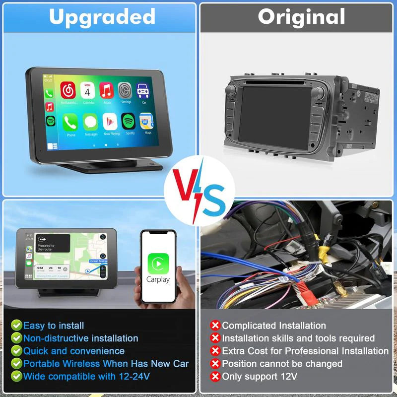 PALSDA® Wireless Carplay Screen